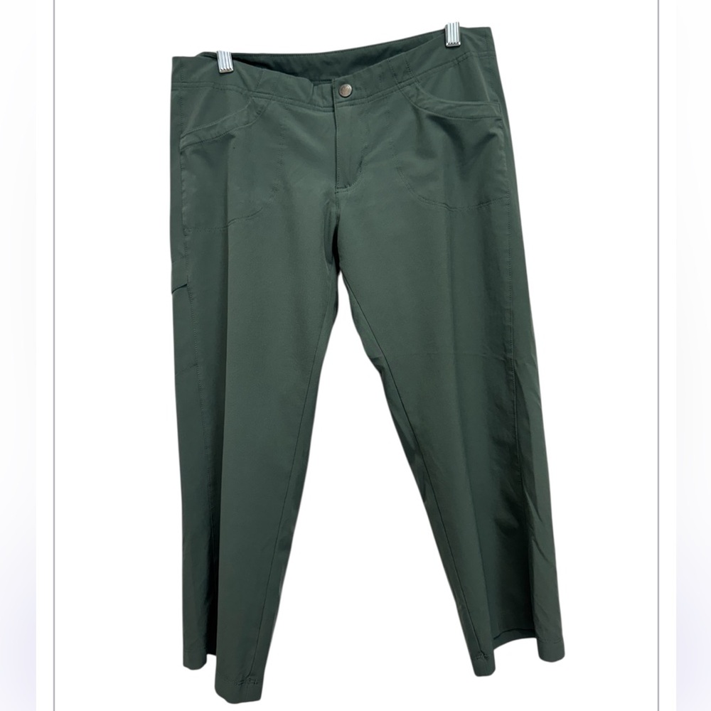 Patagonia All Out Capris Hiking Cropped Olive Green Size 6
